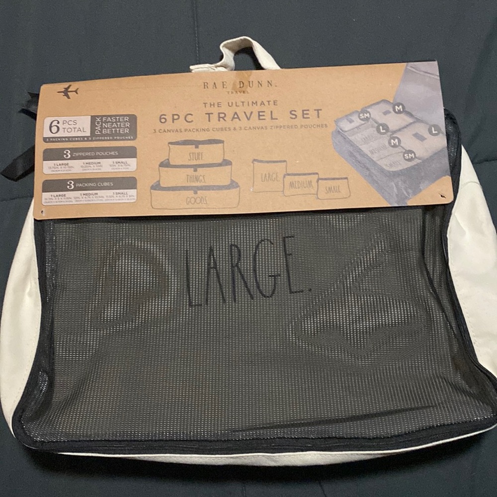 Rae Dunn 6 Piece Travel Set